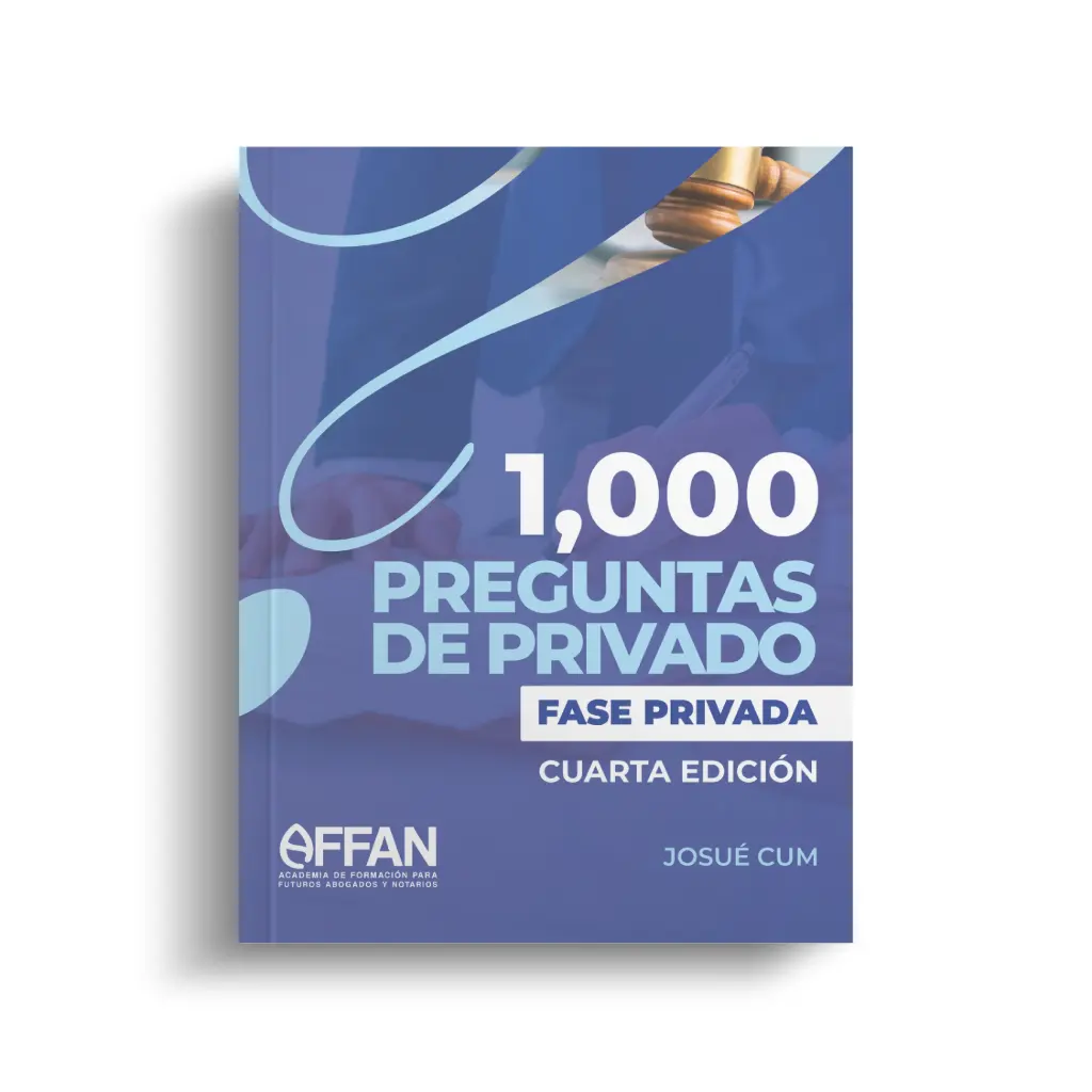 ÍNTEGROS - LIBRO 1000 PREGUNTAS FASE PRIVADA (CUARTA EDICIÓN)