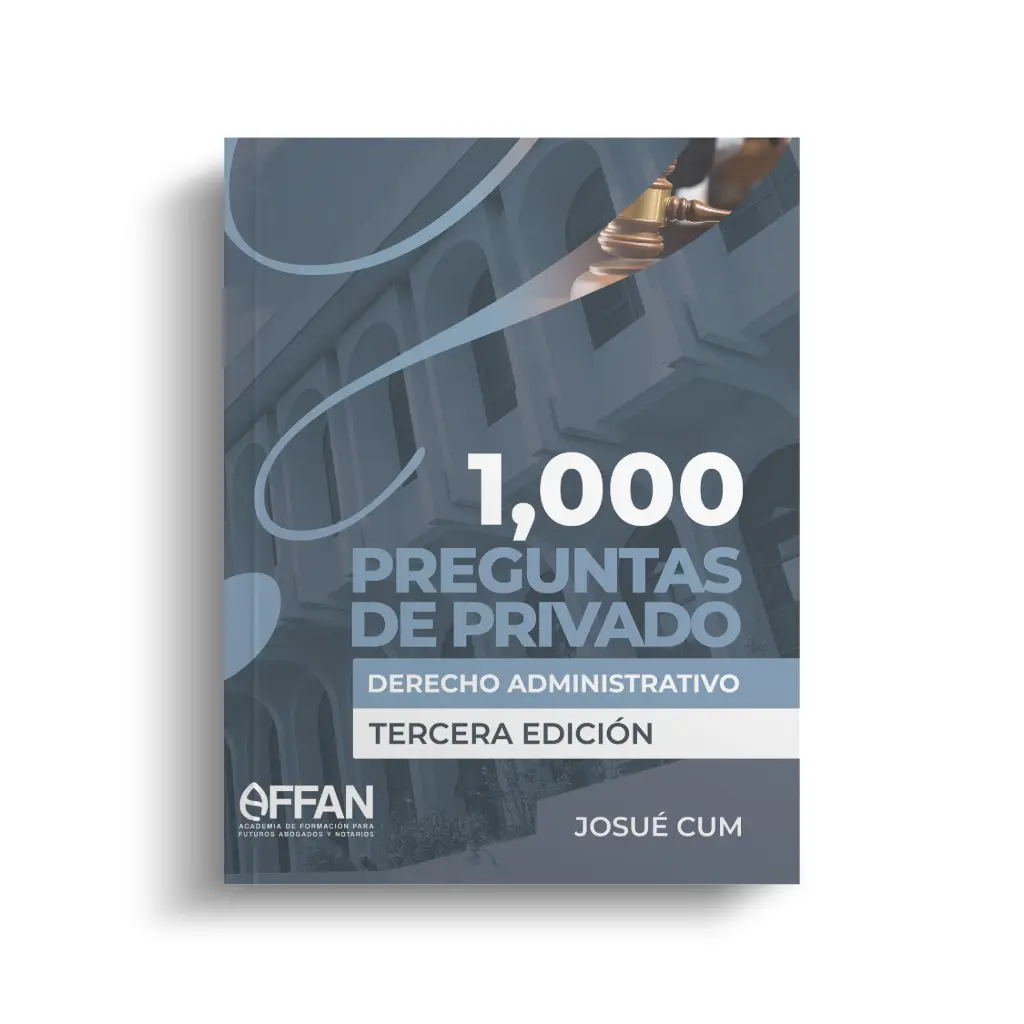 ÍNTEGROS - LIBRO 1000 PREGUNTAS DE PRIVADO DERECHO ADMINISTRATIVO (TERCERA EDICION)