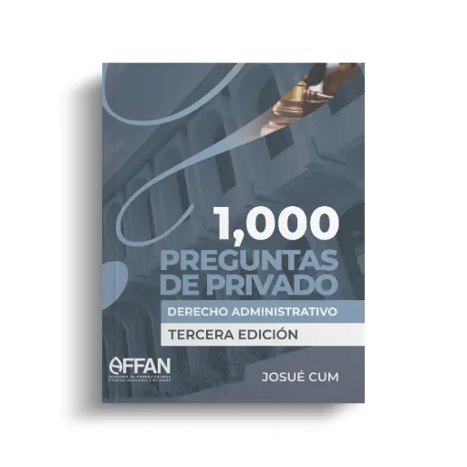 LIBRO 1000 PREGUNTAS DE PRIVADO DERECHO ADMINISTRATIVO (TERCERA EDICION)